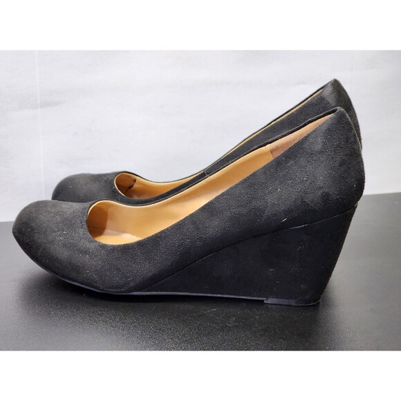 CL BY laundry Women’s Wedge Pump Size 9m Black. Casual. - Picture 5 of 8